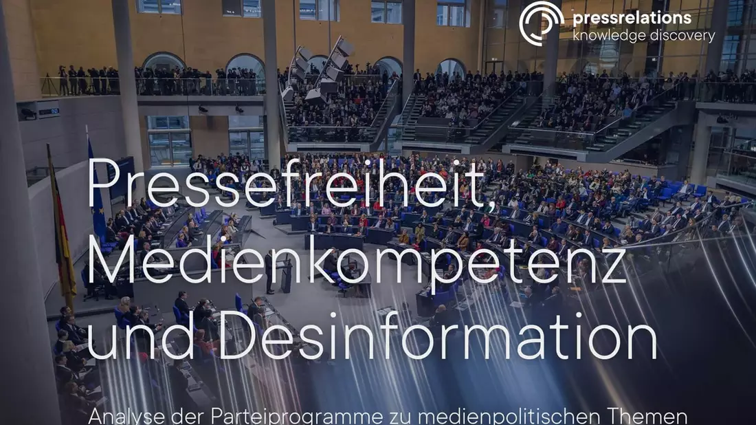 pressrelations-Studie: Parteien lassen Medienkompetenz im Wahlkampf links liegen - Bild: presseportal.de