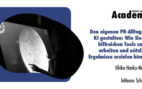 Den eigenen PR-Alltag mit KI gestalten: Wie Sie mit hilfreichen Tools smart arbeiten und nützliche Ergebnisse erzielen können. / Eine Inhouse-Schulung der news aktuell Academy - Foto: presseportal.de Den eigenen PR-Alltag mit KI gestalten: Wie Sie mit hilfreichen Tools smart arbeiten und nützliche Ergebnisse erzielen können. / Eine Inhouse-Schulung der news aktuell Academy - Foto: presseportal.de