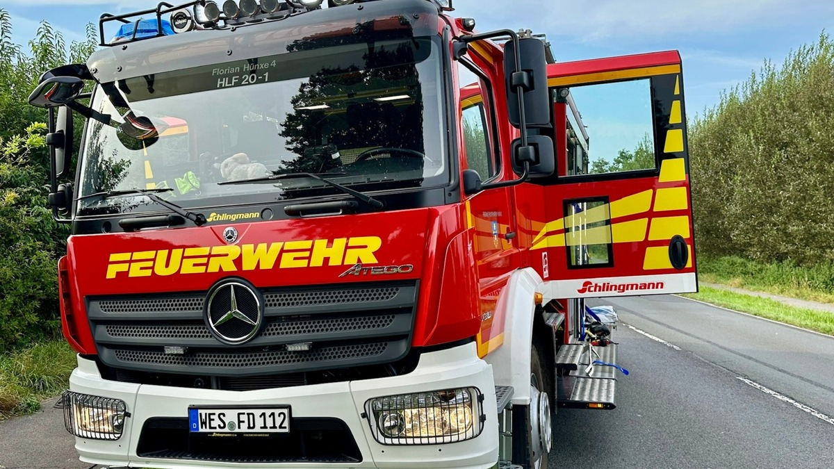 FW Hünxe: Rohrbruch verursacht Wasserschaden - Foto: presseportal.de