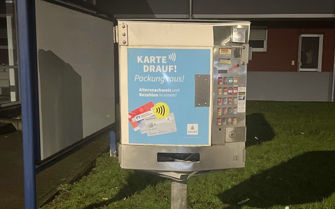POL-AC: Versuchte Sprengung eines Zigarettenautomaten - Polizei ermittelt - Foto: presseportal.de