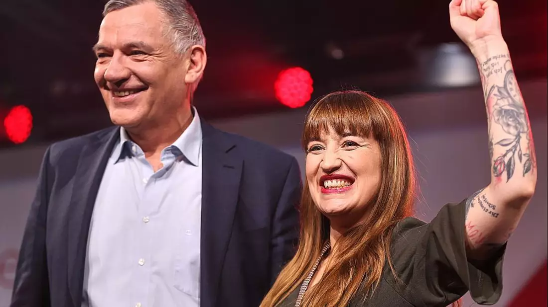 Jan van Aken und Heidi Reichinnek (Archiv) - Bild: über dts Nachrichtenagentur
