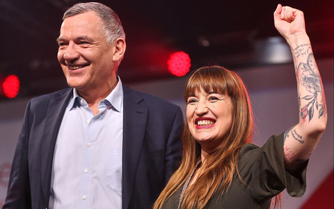 Jan van Aken und Heidi Reichinnek (Archiv) - Foto: über dts Nachrichtenagentur
