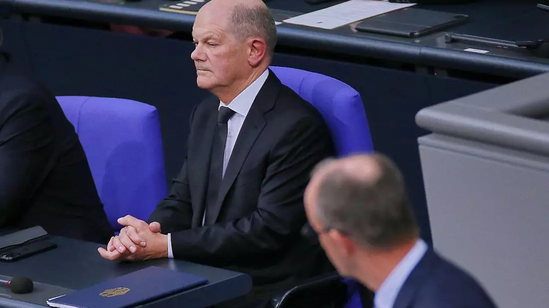 Olaf Scholz und Friedrich Merz am 29.01.2025 - Bild: über dts Nachrichtenagentur