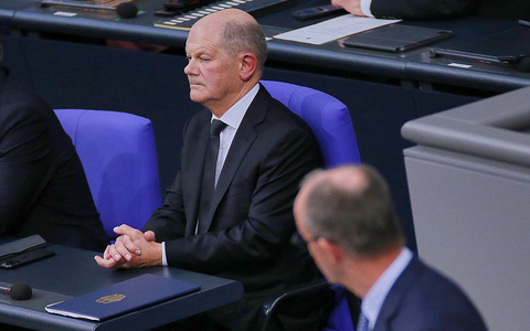 Olaf Scholz und Friedrich Merz am 29.01.2025 - Foto: über dts Nachrichtenagentur