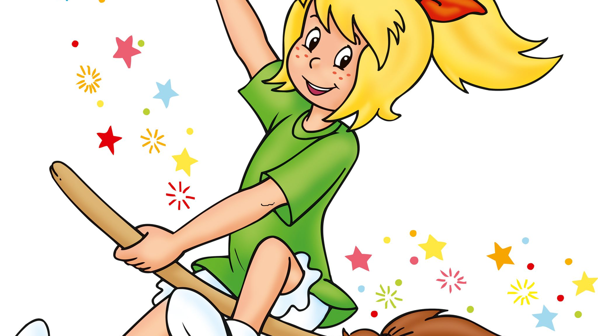 Hex Hex: Bibi Blocksberg und ihr fliegender Besen namens Kartoffelbrei.  - Foto: Kiddinx/dpa