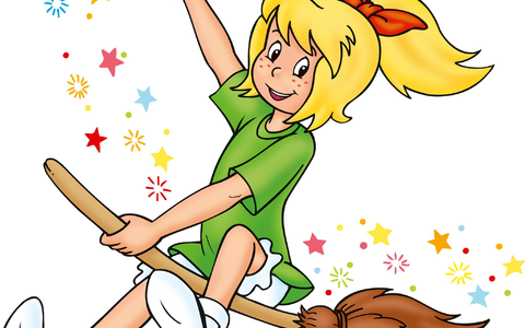 Hex Hex: Bibi Blocksberg und ihr fliegender Besen namens Kartoffelbrei.  - Foto: Kiddinx/dpa