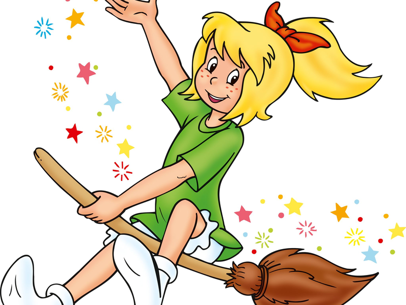 Hex Hex: Bibi Blocksberg und ihr fliegender Besen namens Kartoffelbrei.  - Foto: Kiddinx/dpa