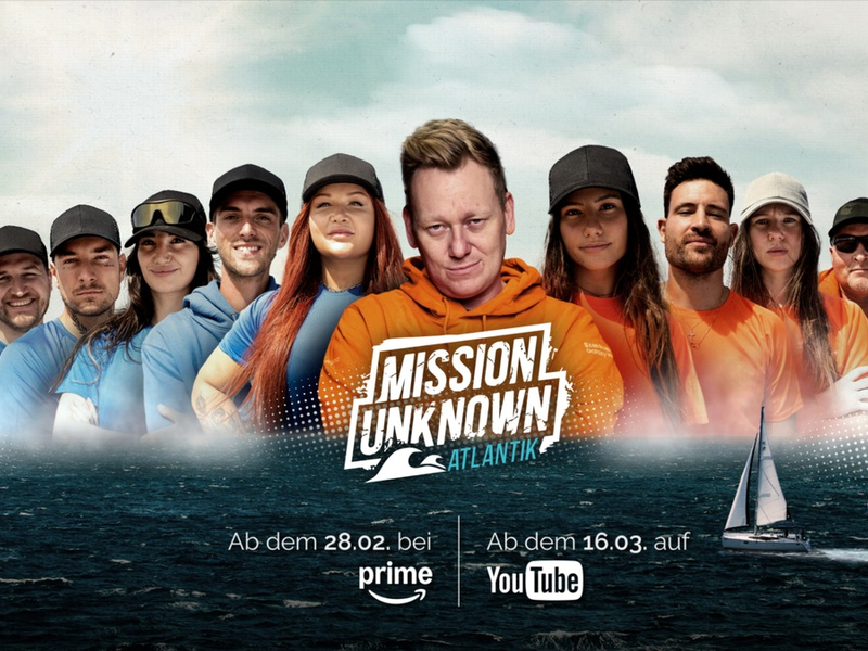 Es wird turbulent, es wird wild, es wird nervenaufreibend: MISSION UNKNOWN: Atlantik ab Februar auch bei Prime Video - Foto: presseportal.de