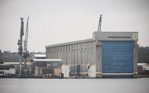Die Werft FSG bekommt einen neuen Besitzer (Archivbild). - Foto: Christian Charisius/dpa