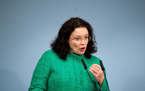 Die Vorstandsvorsitzende der Bundesagentur, Andrea Nahles, hält es für «nicht sehr wahrscheinlich», dass die Drei-Millionen-Marke in diesem Winter noch erreicht werde. (Archivbild) - Foto: Carsten Koall/dpa