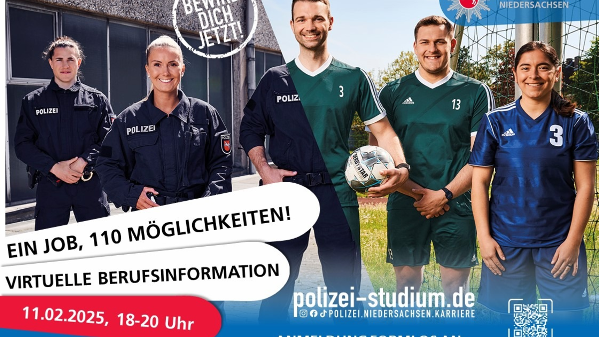 POL-LG: Virtuelle Berufsinformation der Polizei Niedersachsen - Foto: presseportal.de