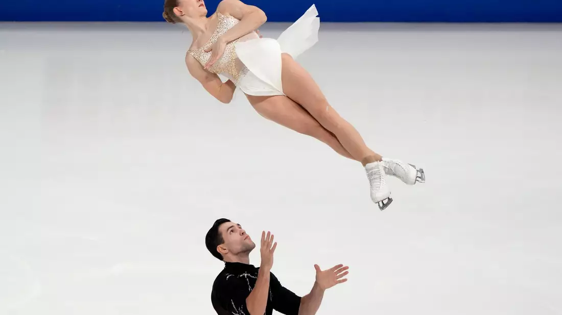 Nikita Wolodin und Minerva Hase waren bei der EM in Tallinn nicht zu schlagen. - Bild: Sergei Grits/AP/dpa