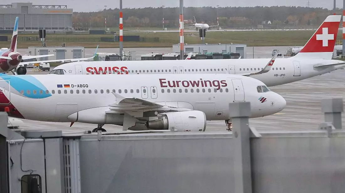 Flugzeuge von Eurowings und Swiss (Archiv) - Bild: über dts Nachrichtenagentur