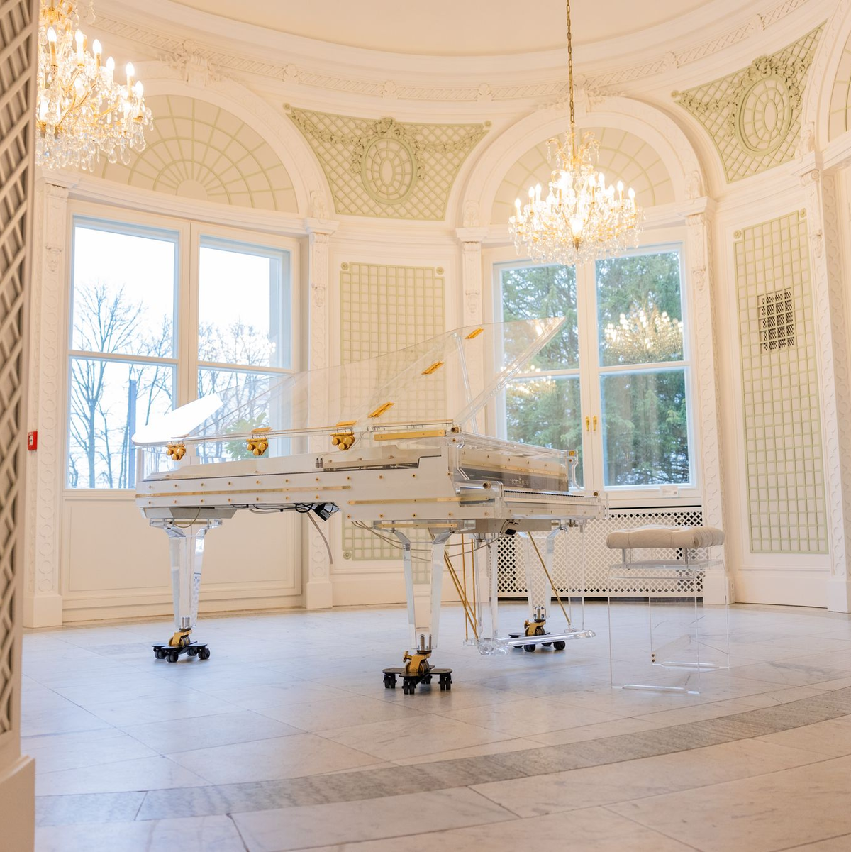  Der Glasflügel hatte Jürgens zu vielen seiner Auftritte begleitet - nun gehört er einem Fan. - Foto: Rolf Vennenbernd/dpa