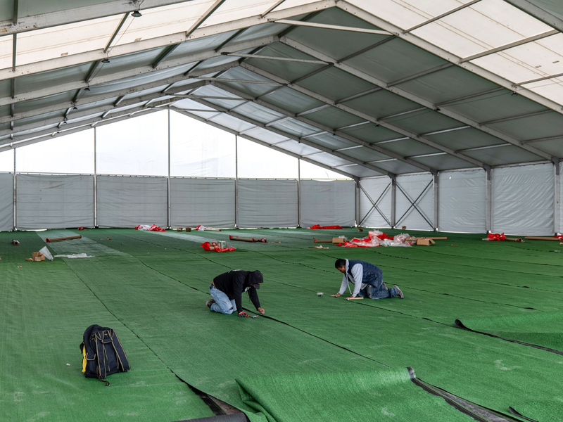 Die Grenzmauer zwischen Ciudad Juárez und dem US-Bundesstaat Texas. - Foto: David Peinado/dpa