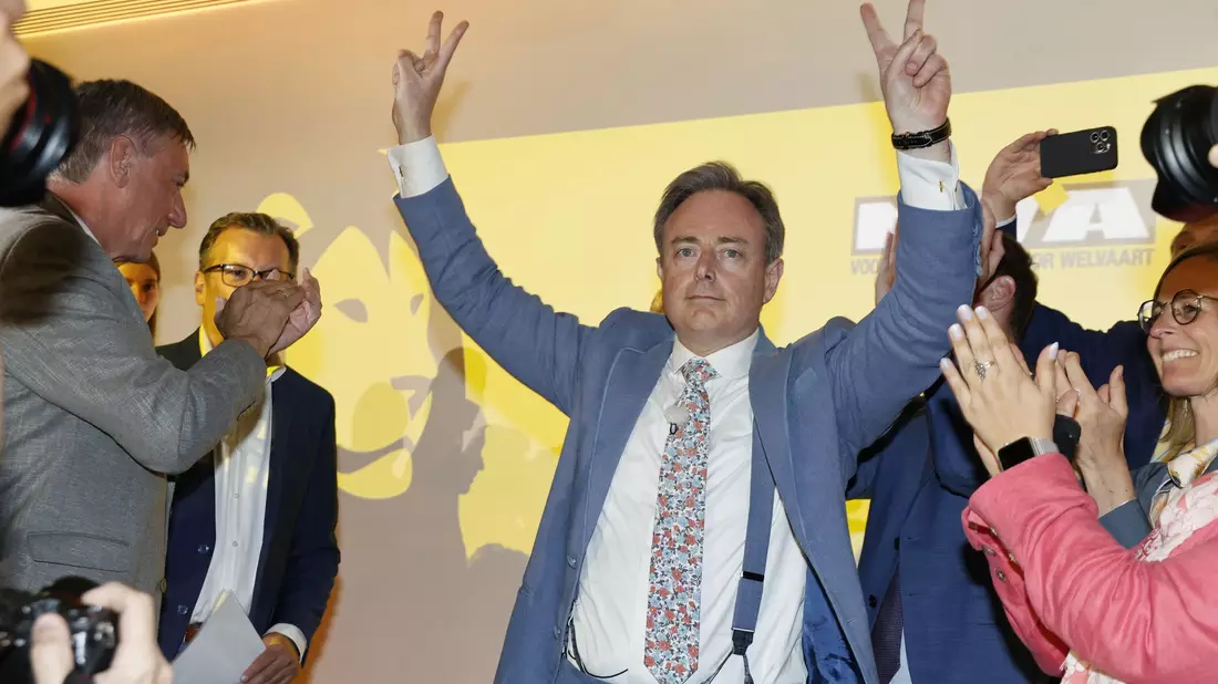 Neuer Regierungschef Belgiens wird der N-VA-Vorsitzende Bart De Wever. (Archivbild) - Bild: Nicolas Maeterlinck/Belga/dpa