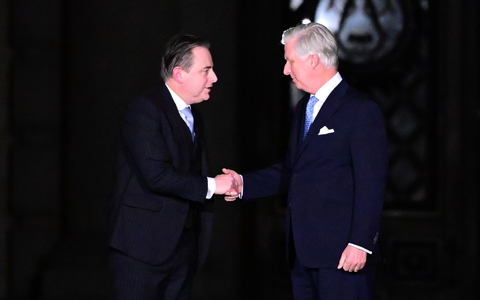 Der Termin für die Vereidigung der Regierung wird laut Palast zu einem späteren Zeitpunkt bekanntgegeben. - Foto: Dirk Waem/Belga/dpa