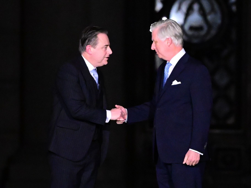 Der Termin für die Vereidigung der Regierung wird laut Palast zu einem späteren Zeitpunkt bekanntgegeben. - Foto: Dirk Waem/Belga/dpa