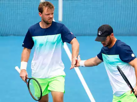 Auf Kevin Krawietz (l) und Tim Pütz war im Davis Cup wieder Verlass. - Foto: Frank Molter/dpa