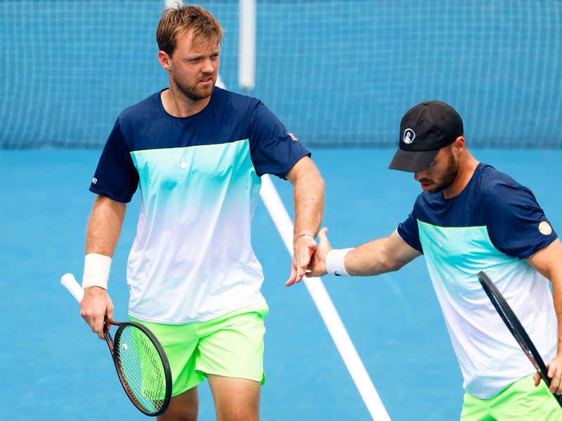 Auf Kevin Krawietz (l) und Tim Pütz war im Davis Cup wieder Verlass. - Foto: Frank Molter/dpa