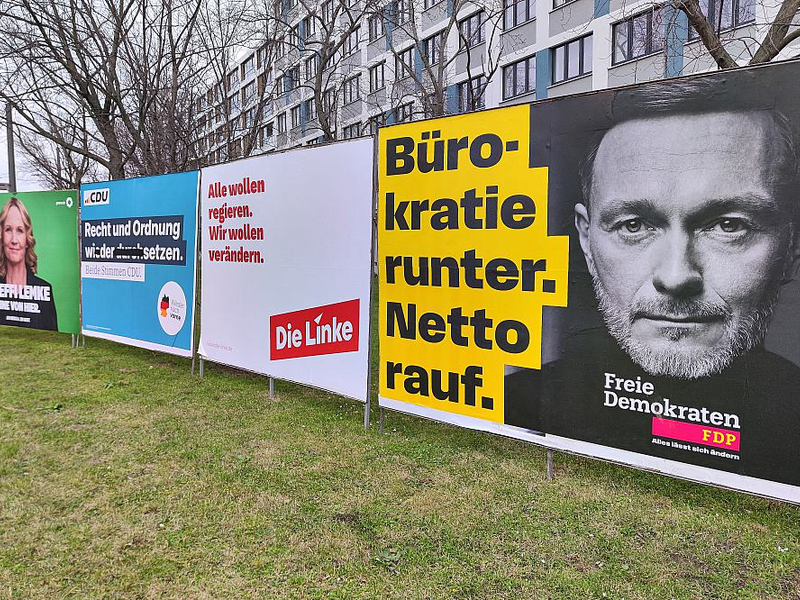 Wahlplakate von Bündnis90/Die Grünen, CDU, Linke und FDP (Archiv) - Foto: über dts Nachrichtenagentur