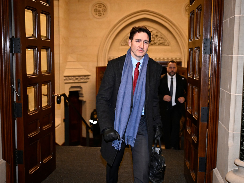 Trudeau kündigt Gegenzölle an.  - Foto: Justin Tang/The Canadian Press via AP/dpa