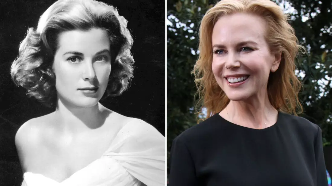 Suchte man für ihren Typ Frau und die stechend blauen Augen Ähnlichkeiten bei den Stars der goldenen Hollywood-Ära, dann erinnerte Kidman viele stets an Grace Kelly. (Archivbild-Kombo) - Bild: picture alliance / dpa
