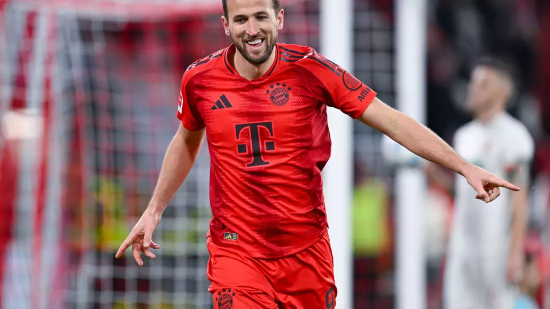 Harry Kane traf auch im 50. Bundesliga-Spiel. - Bild: Sven Hoppe/dpa
