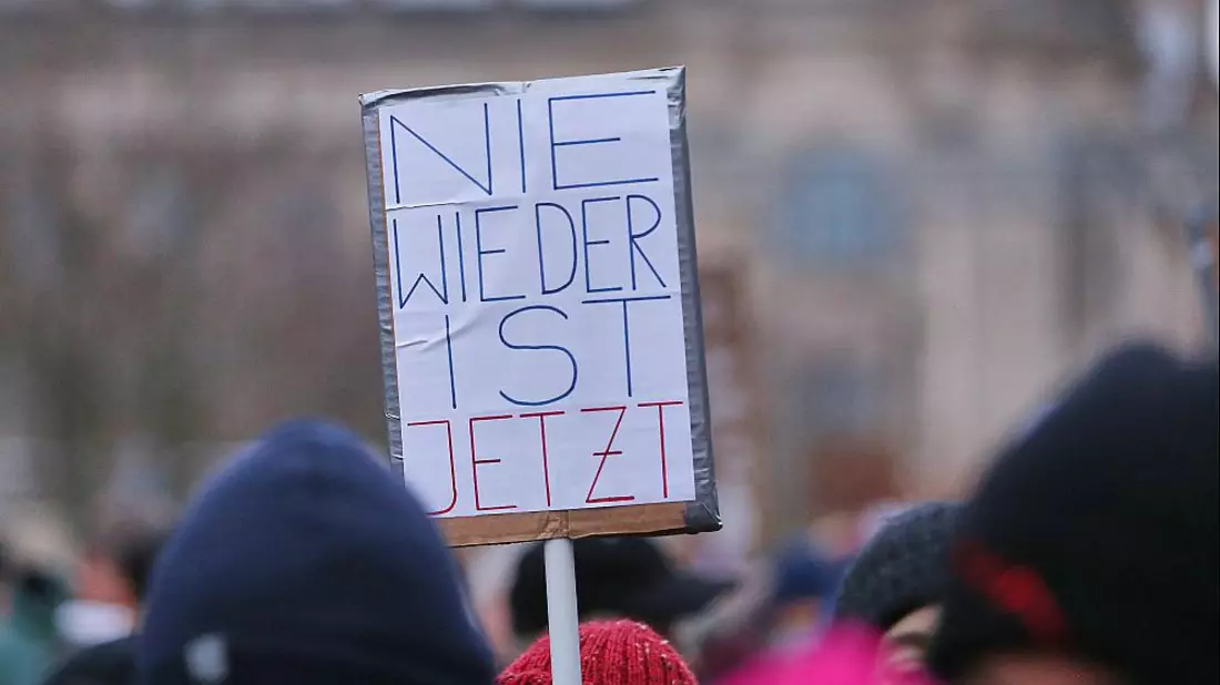 Großdemo gegen die CDU am 02.02.2025 - Bild: über dts Nachrichtenagentur