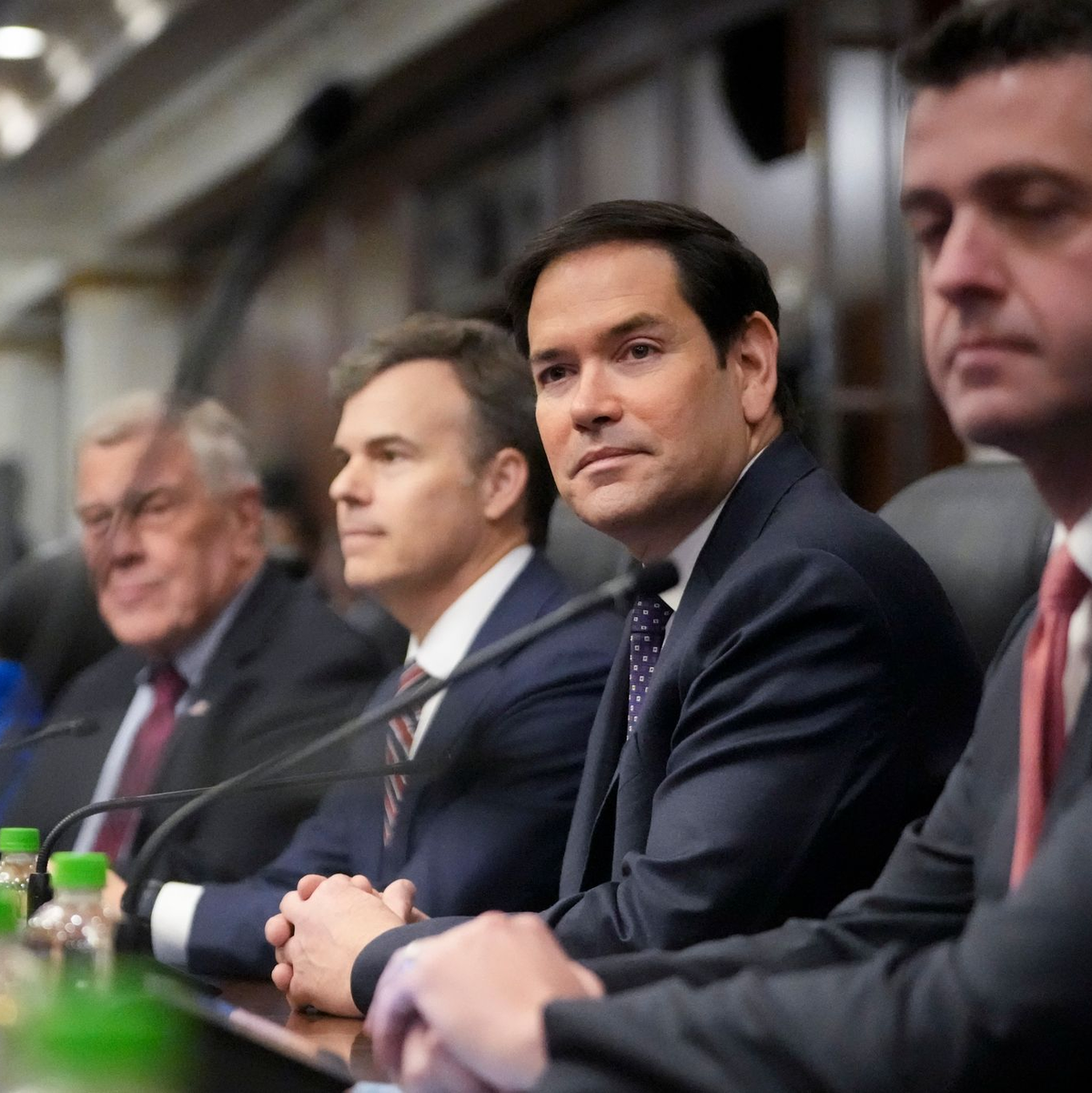 US-Außenminister Rubio hat sich mit Präsident Mulino getroffen. - Foto: Mark Schiefelbein/POOL AP/AP/dpa