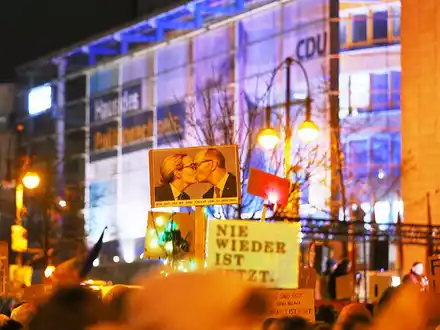 Demo vor der CDU-Parteizentrale am 02.02.2025 - Foto: über dts Nachrichtenagentur