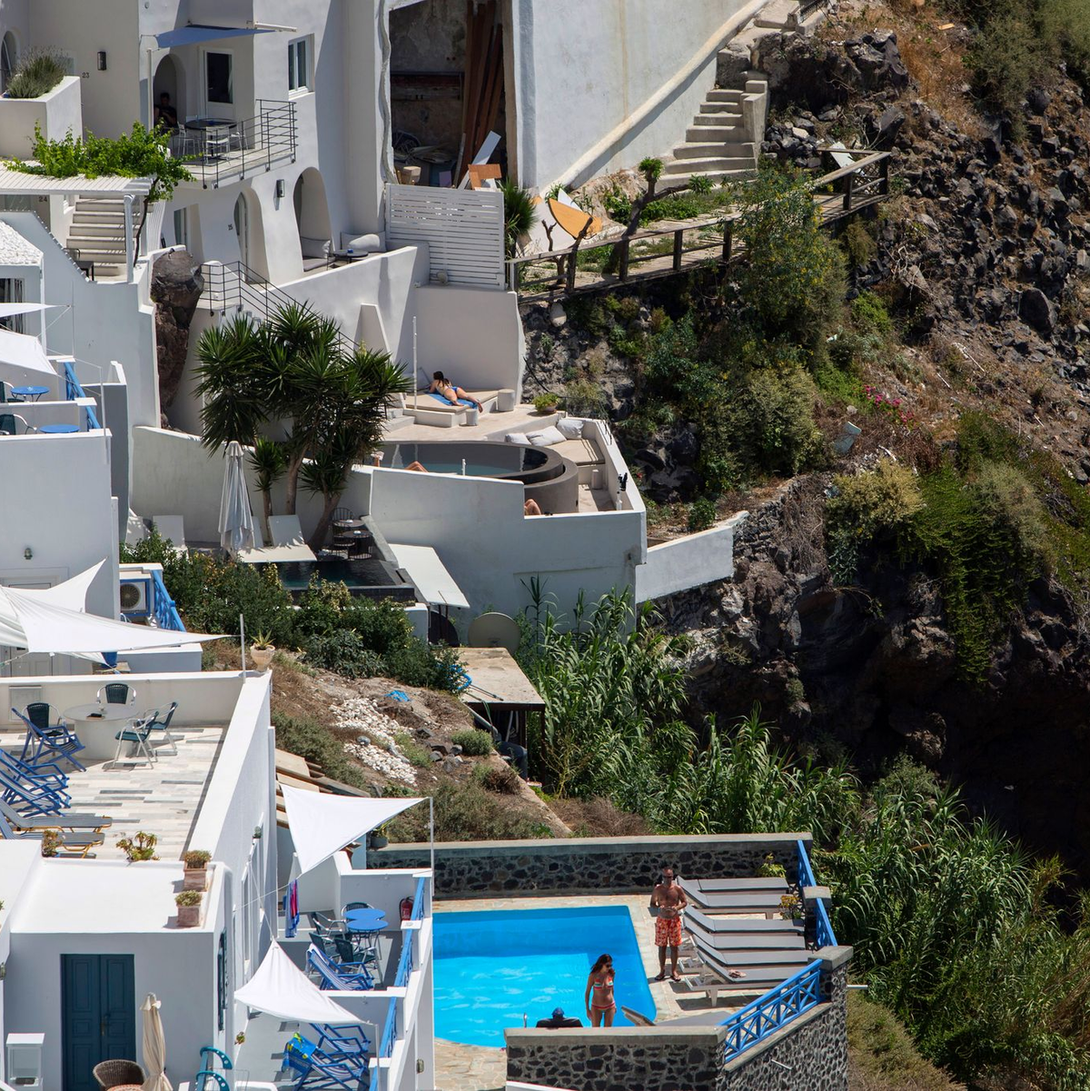 Idylle in Angst: Auf Santorini fürchten die Menschen eine Naturkatastrophe. (Archivbild) - Foto: picture alliance / Angelos Tzortzinis/dpa