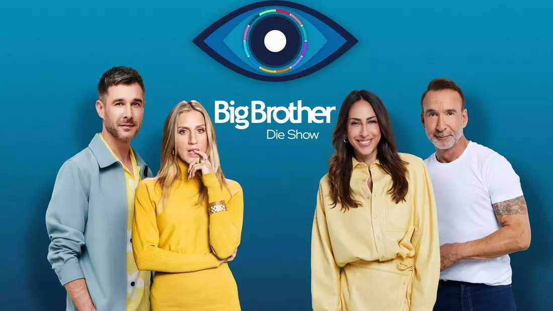 Jochen Schropp Elena Gruschka Melissa Khalaj Jochen Bendel Big Brother - Die Show - Bild: Joyn/Christoph Köstlin/Marc Rehbeck, presseportal.de