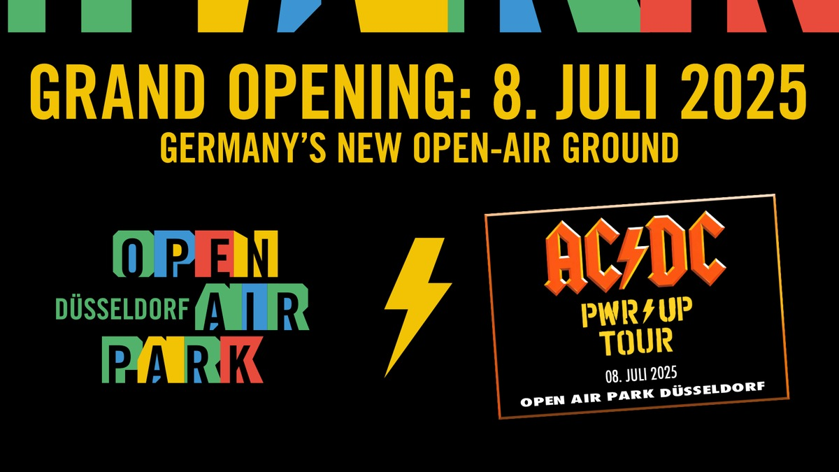Neue Dimension für Open-Air-Events: OPEN AIR PARK DÜSSELDORF startet im Sommer mit Top Act AC/DC - Foto: presseportal.de