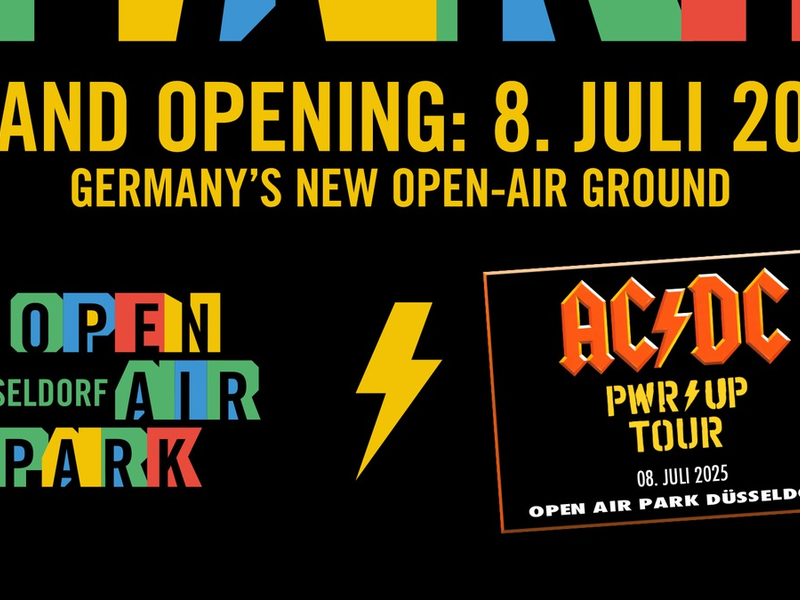 Neue Dimension für Open-Air-Events: OPEN AIR PARK DÜSSELDORF startet im Sommer mit Top Act AC/DC - Foto: presseportal.de