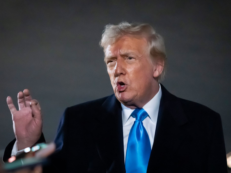 Trump will auch die EU-Partner mit Handelszöllen überziehen.  - Foto: Ben Curtis/AP/dpa