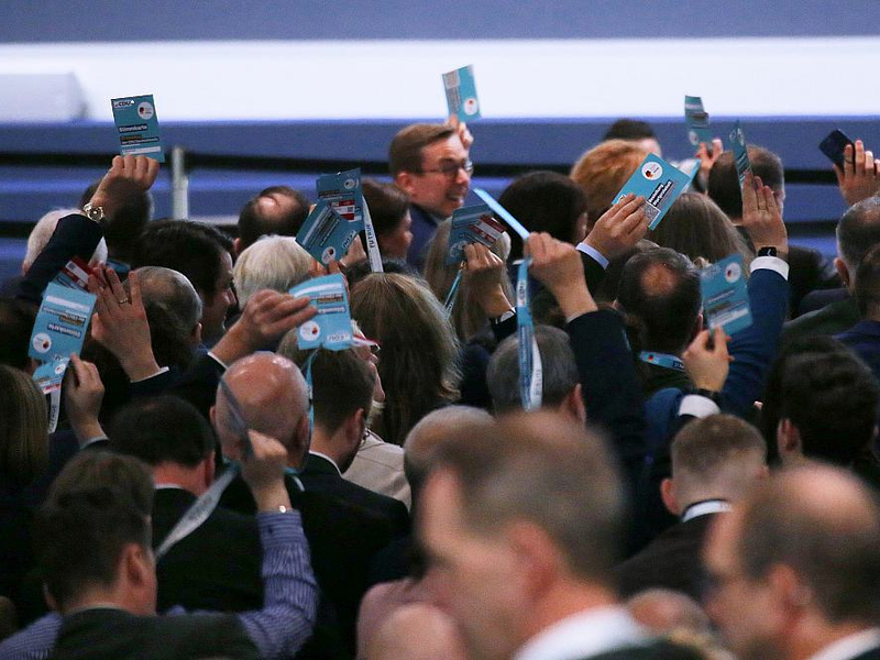 Abstimmung auf CDU-Parteitag am 03.02.2025 - Foto: über dts Nachrichtenagentur