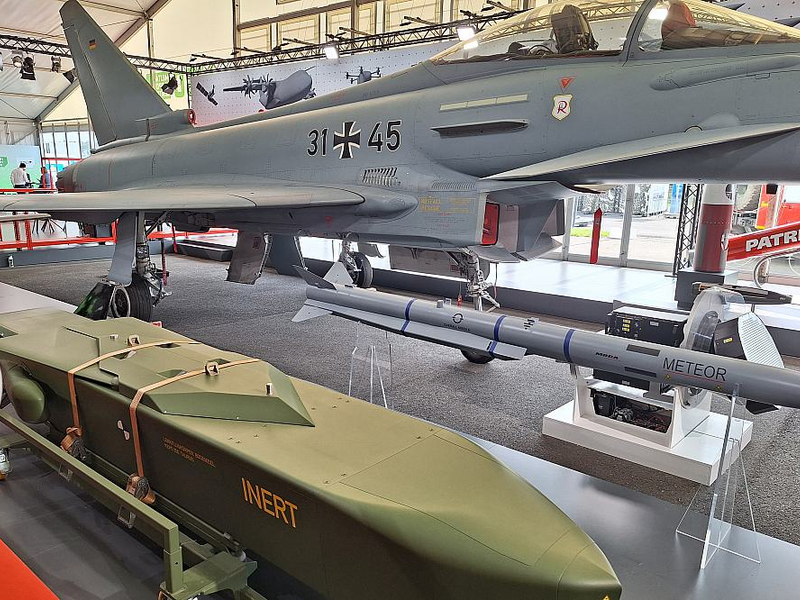 Eurofighter mit Taurus (Archiv) - Foto: über dts Nachrichtenagentur