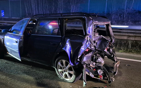 FW Bremerhaven: Verkehrsunfall auf der BAB 27 - Foto: presseportal.de