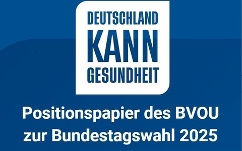 Deutschland kann Gesundheit! / Positionspapier des BVOU zur Bundestagswahl 2025 - Foto: presseportal.de