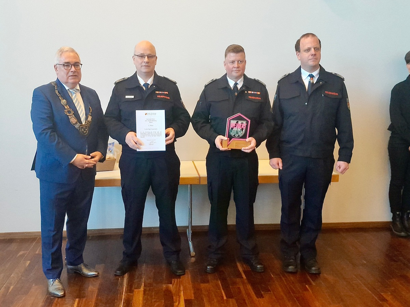 FF Olsberg: Feuerwehr Olsberg belegt 2. Platz beim Heimat-Preis der Stadt Olsberg - Foto: presseportal.de