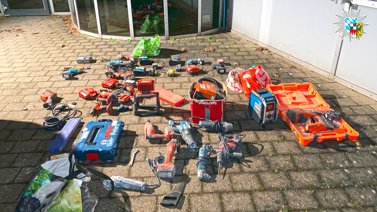 POL-MFR: (116) Mutmaßlicher Einbrecher festgenommen - Diebstahlsserie scheint geklärt - Foto: presseportal.de