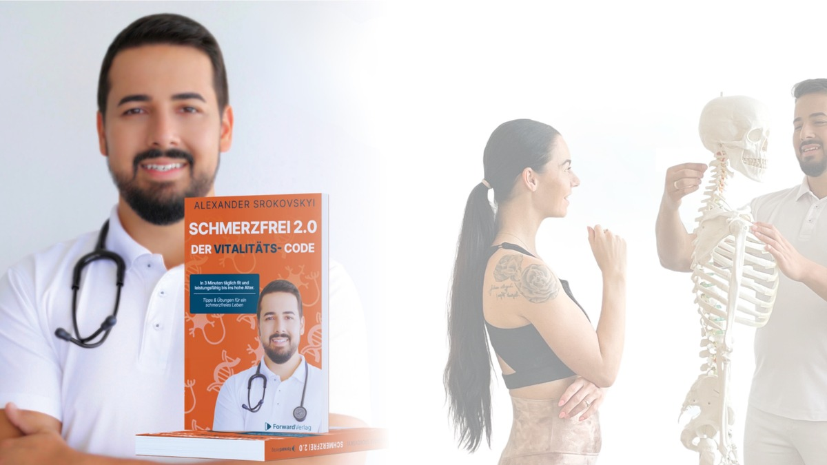 „Schmerzfrei 2.0 – Der Vitalitätscode“: Alexander Srokovskyi enthüllt den Schlüssel zu Jugend, Gesundheit und Vitalität - Foto: presseportal.de