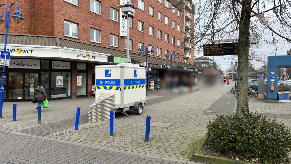 POL-DU: Meiderich: Polizeiliche Videobeobachtungsanlage auf der Von-der-Mark-Straße - Foto: presseportal.de