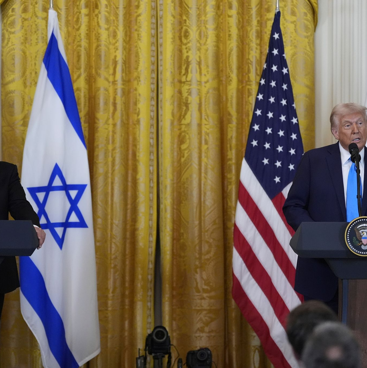 Israels Ministerpräsident Netanjahu will sich erneut in Washington mit US-Präsident Trump treffen. (Archivbild) - Foto: Alex Brandon/AP/dpa