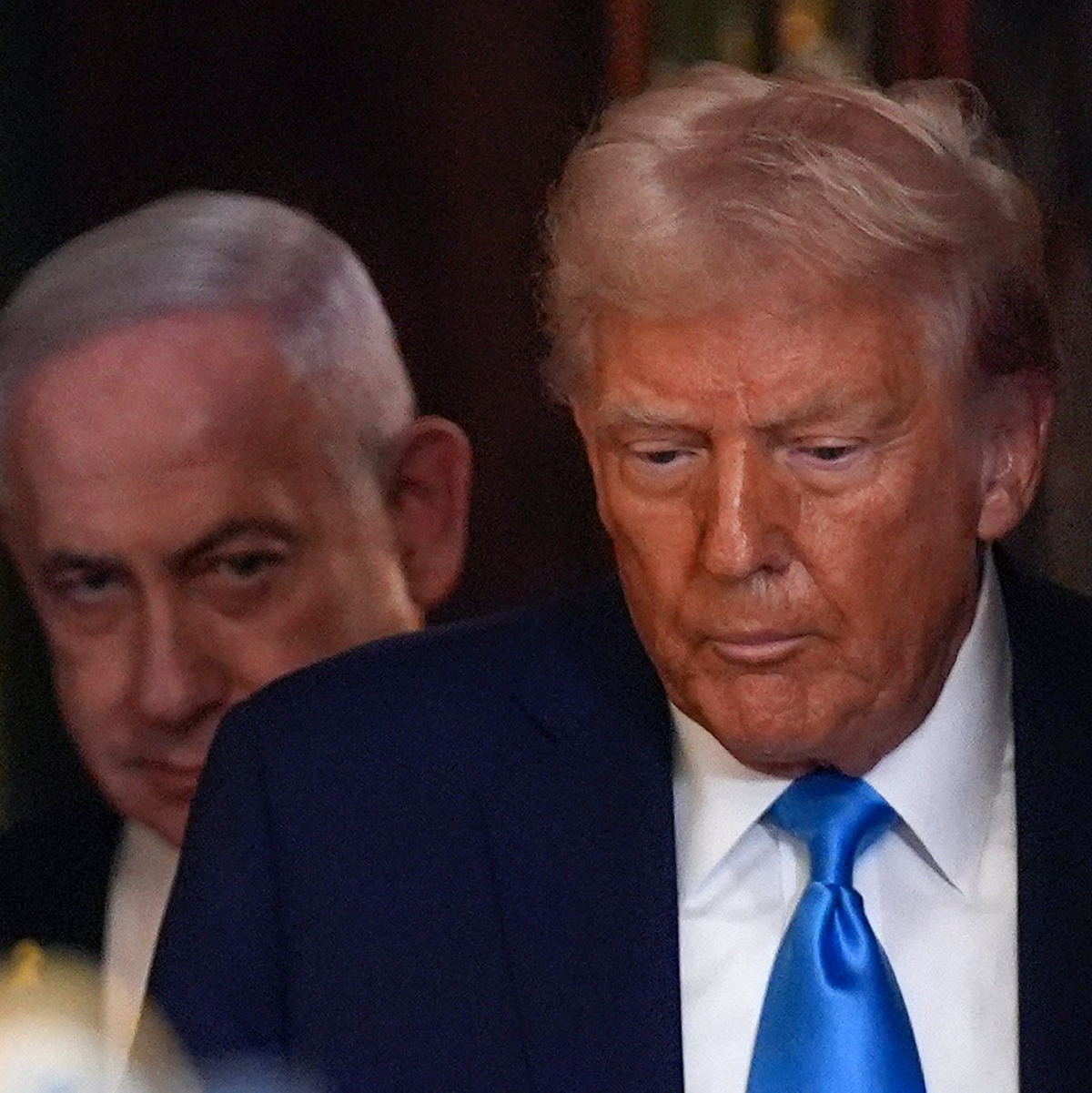 US-Präsident Donald Trump und der israelische Ministerpräsident Benjamin Netanjahu.  - Foto: Evan Vucci/AP/dpa