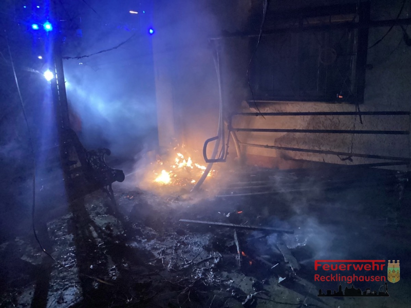 FW-RE: Zwei Brände erforderten schnelle Reaktionen, keine Verletzten! - Foto: presseportal.de