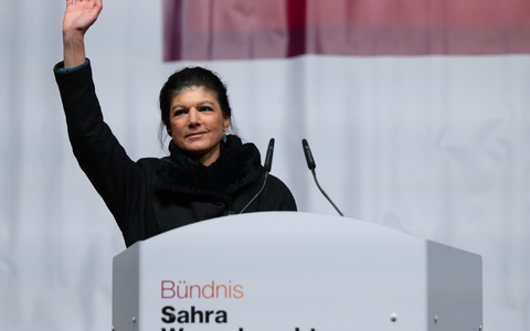Parteigründerin Sahra Wagenknecht verknüpft ihr politisches Schicksal mit dem Erfolg bei der Bundestagswahl. (Archivbild) - Foto: Sven Hoppe/dpa