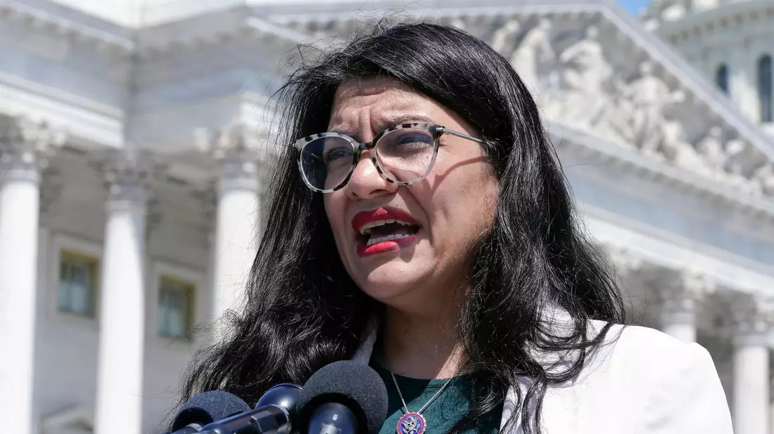 Auch Tlaib sprach von ethnischer Säuberung - Bild: Mariam Zuhaib/AP/dpa
