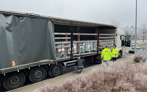 API-TH: Giftmülltransport gestoppt - Foto: presseportal.de
